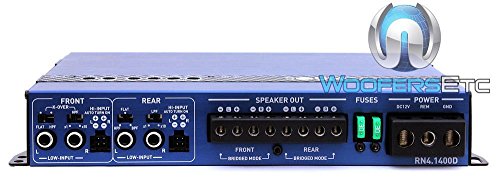 Soundstream RN4.1400D Rubicon Nano 1400W Class D 4-Channel Amplifier