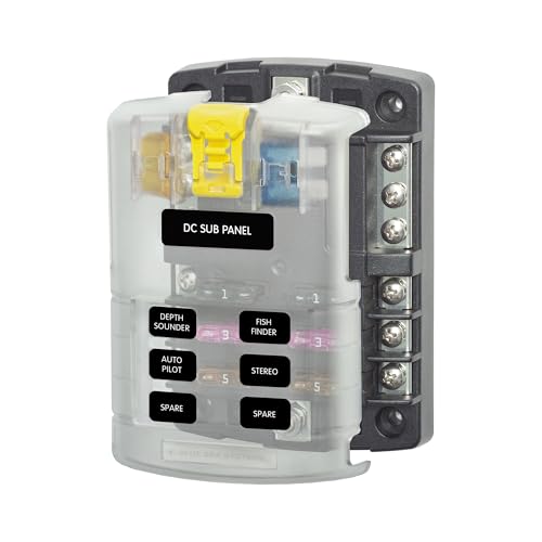 Blue Sea Systems Panel 6 FUSIBLES ATO