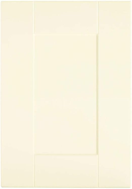 Premium Kitchen Cabinet Unit Doors Drawers Vinyl Shaker Ivory
