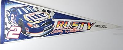 NASCAR Rusty Wallace #2 Miller Lite Caterpillar Standard size pennant, made by Wincraft sports