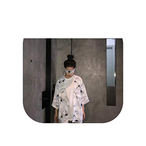 Japanese Kimono Traditional Yukata Women Kimono Cosplay Japanese Traditional Women Kimonos,White,One Size
