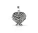 WithLoveSilver 925 Sterling Silver Feather Angel Wing Charms Pendant Locket