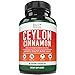 Ceylon Cinnamon Healthy Blood Sugar Support, lowering Blood Pressure, Joint Support, Anti-inflammatory and antioxidant, True Ceylon Cinnamon- 60 Capsule Supplements, 30-Day Supply