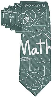 Tie Funny Neckties Math Mathematical Formula Equation Fashion Wide Novelty Neck Ties For Men teen