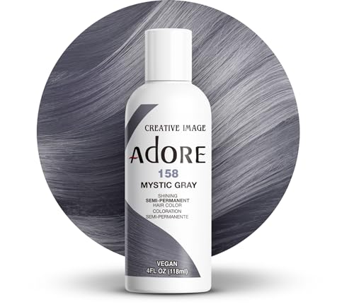 Adore Semi Permanent Hair Color (158 Mystic Grey) | Vegan & Cruelty-Free Grey H…