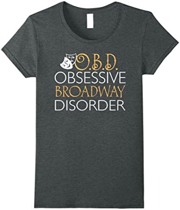 Womens OBD - Obsessive Broadway Disorder XL Dark Heather