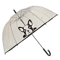 X-brella Womens/Ladies Clear Dog Umbrella (One Size) (French Bulldog)