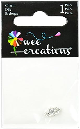 Wee Creations 1-Piece Wedding Ring Charm, Silver