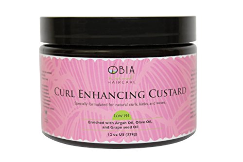 OBIA Naturals Curl Enhancing Custard Argon Oil Moisturizing Booster, 12 oz.