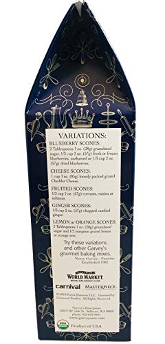 GARVEY’S DOWNTON ABBEY BEST OF BRITISH TRADITIONAL ORGANIC SCONE MIX, 9 OUNCE (PACK OF 1)
