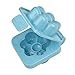 Sweet Creations Spring Flower Egg Mold, 2-Pack, Pink/Blue