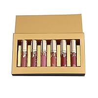 Witspace Lipsticks Liquid Matt Lip Gloss Permanently Lip Liner Make Up 6 Pcs Matte Liquid Lipstick set Waterproof Long Lasting Birthday Edition Durable Liquid Lipgloss Beauty Cosmetics Makeup Set