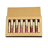 Witspace 6 Pcs/Set Lipsticks Liquid Matte Lip Gloss Long Lasting Lip Liner Makeup Lip Balm Kit