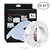 Nano Tape Roll Double Sided Adhesive Tape 16.5 FT Traceless Washable Nano Tape,Multipurpose Wall Tape Adhesive Strips Removable Transparent Tape for Home Wall Room Office Decor Phones Pictures House