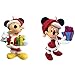 Hallmark Disney Mickey and Minnie Mouse as Santa and Mrs. Claus Christmas Ornaments (Set of 2)