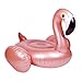 GOOBAT Giant Flamingo Inflatable Pool Float Toy, Swimming Party Lounge Floaty Raft for Kids or Adults, Rose Gold