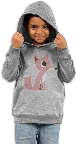 Hfuigew Boy Girl Silly Fox Climbing Shirt Boy Hooded Sweatshirt Ash 4 Toddler