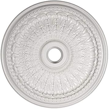 Portfolio 27 In X 27 In White Composite Ceiling Medallion