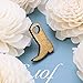 Crafts Embellishments 50pcs Miniature Wooden Boots for Home Decoration