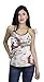 Harley-Davidson Womens Rose Skull Racer Back String Ivory Sleeveless Tank (Large)