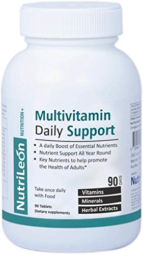 NutriLeon Multivitamin Daily with Spirulina, Ginseng & Pine Bark extract 90 Tablets 1 NutriLeon Multivitamin Daily with Spirulina, Ginseng & Pine Bark extract 90 Tablets