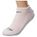 Nike Men's Dri-Fit Cushioned No-Show Socks Large (shoe size 8-12) (White)