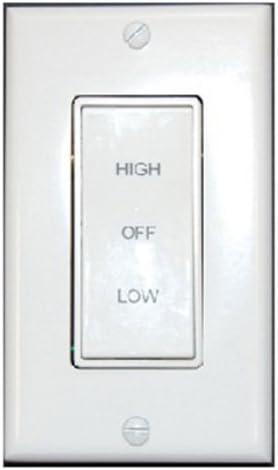 Air Vent 58030 2Spd Wall Switch 1-(Pack) White