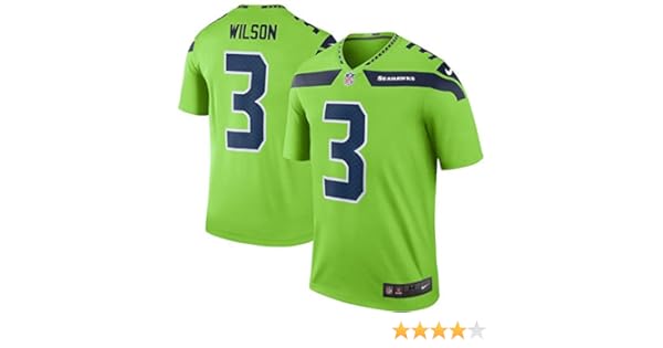 neon green russell wilson jersey