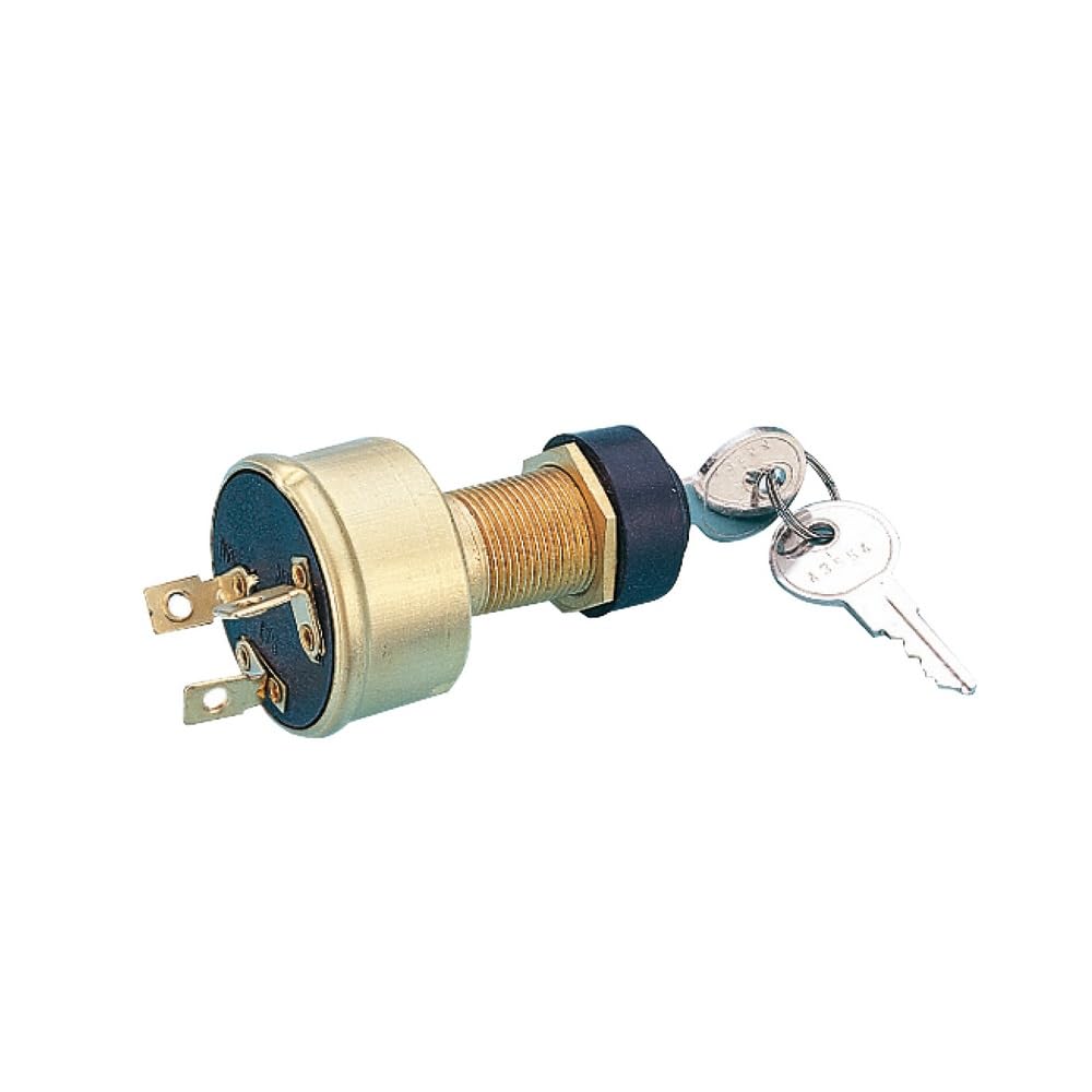 Osculati Watertight ignition key 3 positions brass