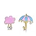 30 Pairs Gold Plated Stainless Steel Post Small Cute Multiple Animal Flower Faux Pearl CZ Stud Earrings Set for Girls Kids New Year Christmas Gift