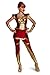 Disguise Women's Marvel Iron Man Movie 3 Iron Girl Bustier Costume, Red/Gold, Small/4-6