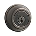 Kwikset 780 Deadbolt Deadbolt Lock, Venetian Bronze Round Exterior Keyed Front Entry Door, Pick Resistant SmartKey Rekey Security, Single Cylinder Dead Bolt