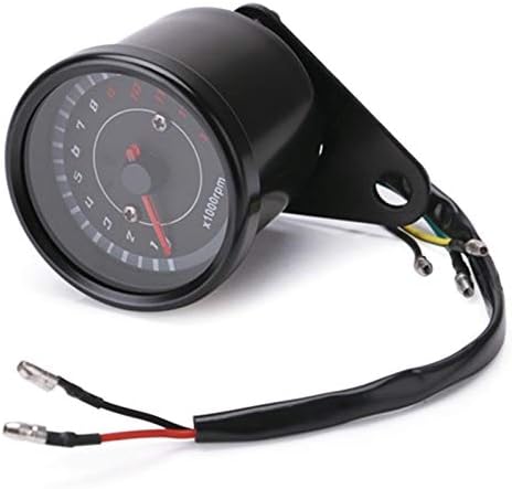 Amazon Achicoo 1000 Rpm ユニバーサル オートバイ タコメーター Led スクリーン Dc 12vメーターゲージ 13k スピードメーター ブラック 車体カバー 車 バイク