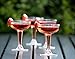 Party Essentials Hard Plastic Two Piece 4-Ounce Champagne Glasses, Clear, 50 Count