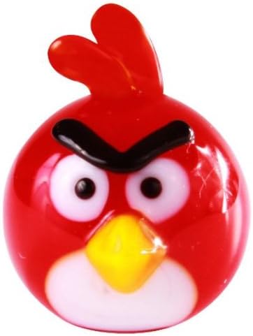 Angry Birds 1 Inch Glass Mini Figure Limited Edition Red Bird