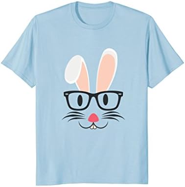 Nerd Emoji Bunny Easter Shirt For Boys Girls Toddlers TShirt