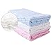 CXMYKE Muslin Baby Towels(41.5×41.5 inches) - Super Water Absorbent for Baby Bath Towels - Soft Newborn Baby Blankets, Suitable for Baby's Delicate Skin - Pink