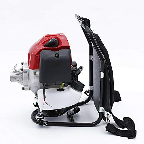 EASYG 52cc 6 in 1 Multifunction Grass Cutter Trimmer Brush Cutter Hedge Trimmer Chainsaw with Four Mowing Heads