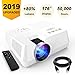 Visoud Mini Portable Projector, 2200 lumen Full HD LED Video Projector Compatible with HDMI, VGA, USB, AV, SD for Home Theater Entertainment