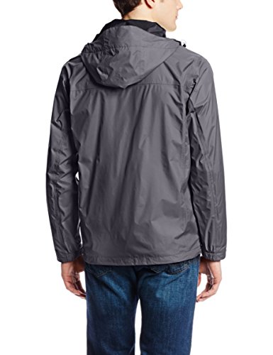 Columbia Men's Watertight II Front-Zip Hooded Rain Jacket,Graphite,XX-Large