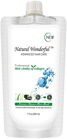 Natural Wonderful Repair Hair Mask Deep Conditioner Dry Scalp Split End Treatment for All Hair Types 200ml