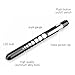 Opoway Nurse Penlight with Pupil Gauge Medical Pen Light for Nurses Doctors with Batteries Included 2ct. White and Black