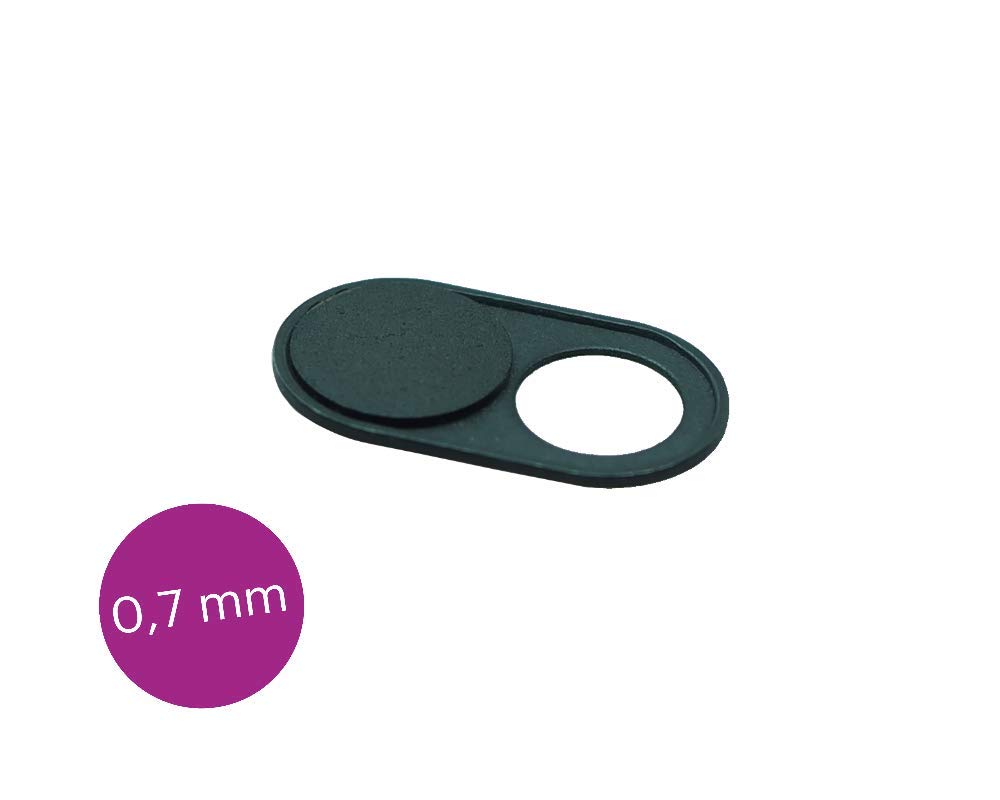 Soomz Webcam Cover Ultra Thin For Laptop Smartphone Ipad Pc Black Metal Good Grip Strong Adhesive Sliding Cover Iphone Macbook Premium Quality Imac Protect Your Privacy Security Accessories Computers Accessories
