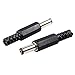 FolioGadgets 5.5mm x 2.5mm Male DC Power Socket Jack Solder Connector Adapter - 10 Pack
