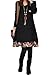 Women's Dress Long Sleeve Floral Pieced Loose Casual Pullover Skirt