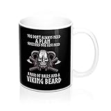 Funny Viking Mug, Vikings Mug, Viking Beard, funny