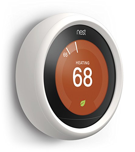 elago Controller Grip Compatible with Nest Learning Thermostat® 3rd & 2nd Generation (White) - Harmless Silicone Material, Improve Grip, Easy Installation (Not compatible with 1st Generation, E, 2020)