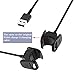 Compatibe Fitbit Charge 3 Charger - Zacro 2pcs 3.3ft/100cm Replacement Charger USB Charging Cable for Fitbit Charge 3 with Cable Cradle Dock Adapter for Fitbit Charge 3 Smart Watch