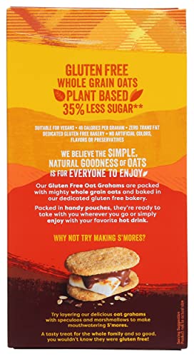 NAIRN’S GLUTEN-FREE STEM GINGER OAT GRAHAMS – HEALTHY, TASTY AND SAFE FOR CELIACS. PERFECT ON-THE GO SNACK .HIGH FIBER, NO ARTIFICIAL COLORS, FLAVORS, OR PRESERVATIVES, 5.64OZ