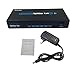 Aocome Advanced 1x4 4 Ports HDMI Powered Splitter for Full HD 1080P and 3D Support (HDMI Splitter 1 in 4 Out) V1.3 with Deep Color and HD Audio
